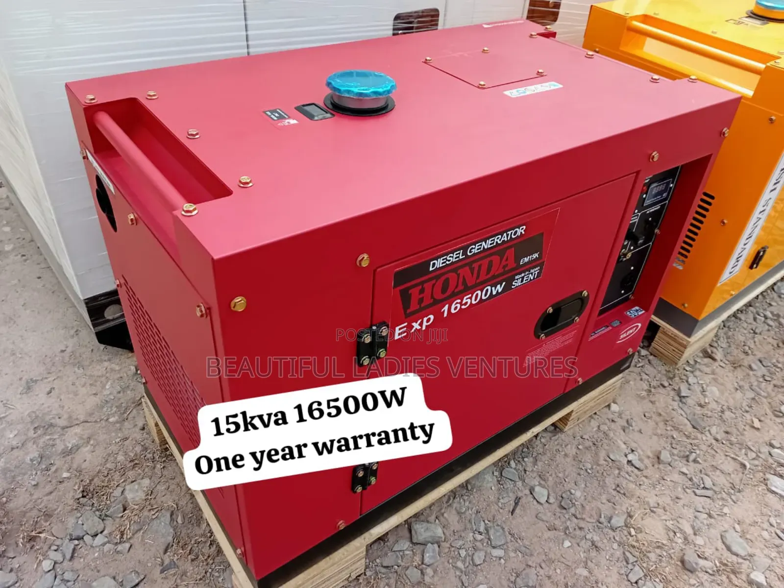 Red Honda Diesel Engine Generator 15kva 16500w 15kva