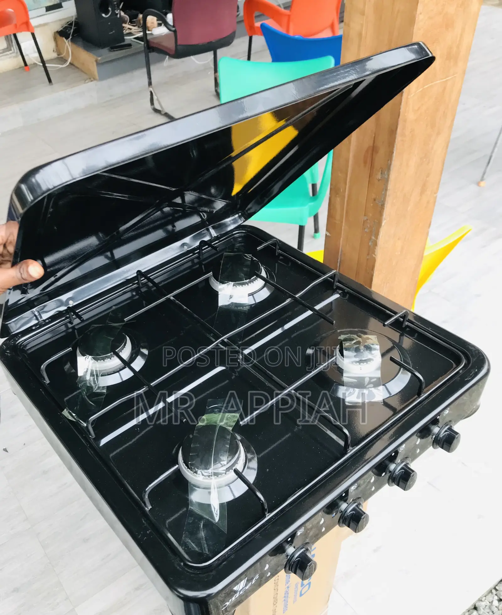 Free Standing Yucel 4 Gas Table Top Cooker 