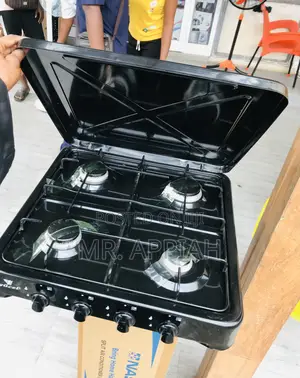 Efficient Yucel 4 Gas Table Top Cooker(Black) 