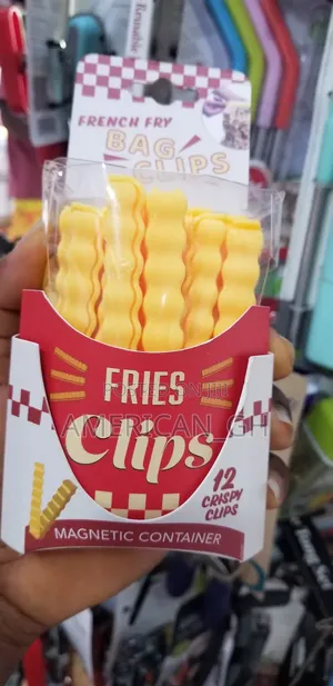 12 Crispy French Fry Bag Clips