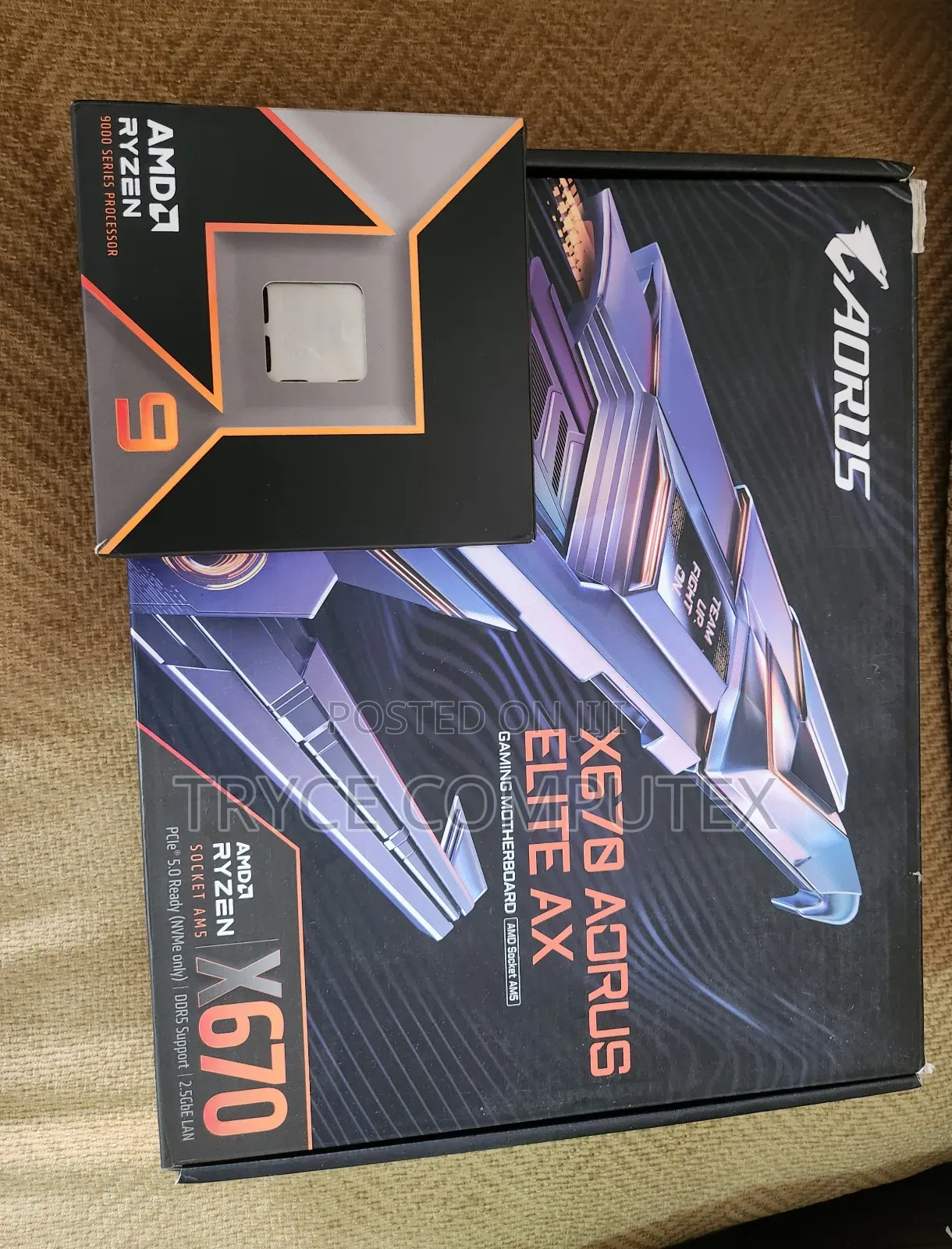 Amd Ryzen 9 9900x With Aorus X670 Motherboard