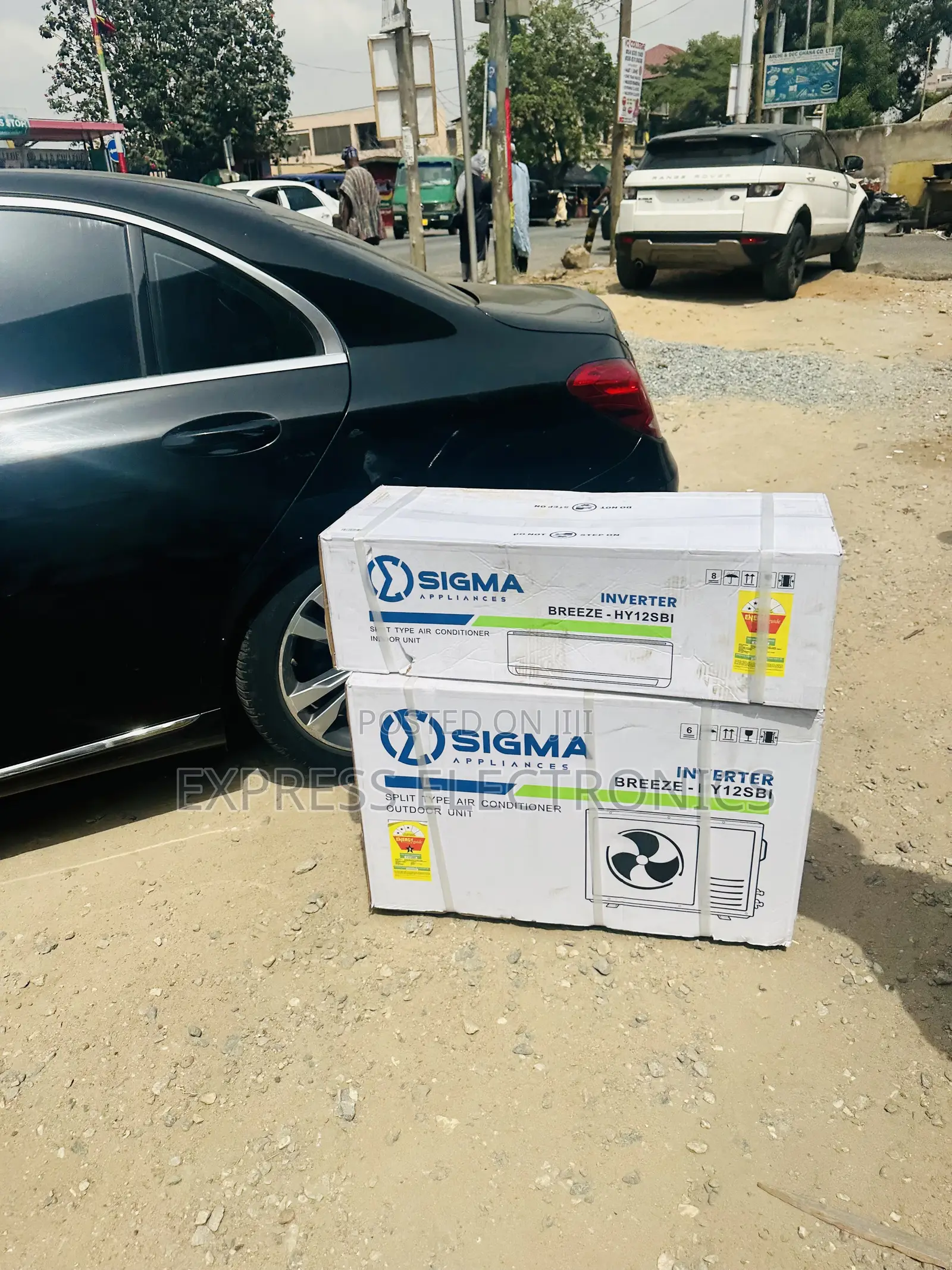 Fire Proof Electric Box Sigma Split Inverter 1.5hp Ac White