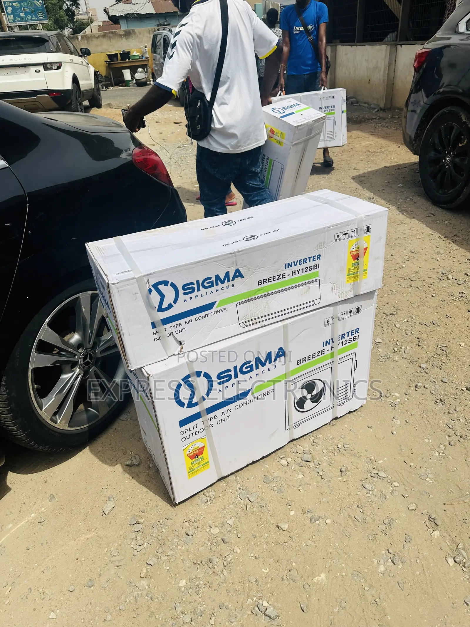Excellent New White Inverter Sigma Split 1.5hp