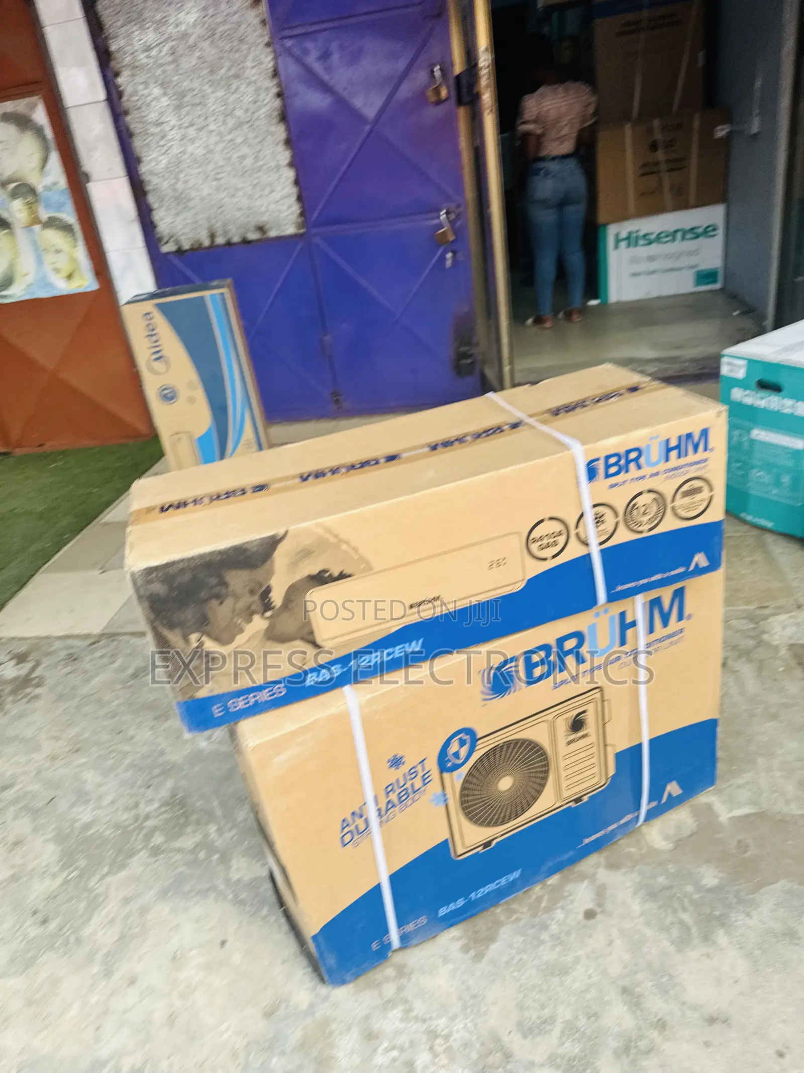 Low Voltage Start Up Split R410 Gas Bruhm 1.5hp
