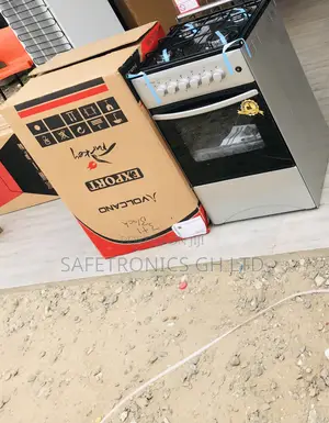 Choose (Grey) 50x50 Turkish Oven Volcano 4 Gas Cooker