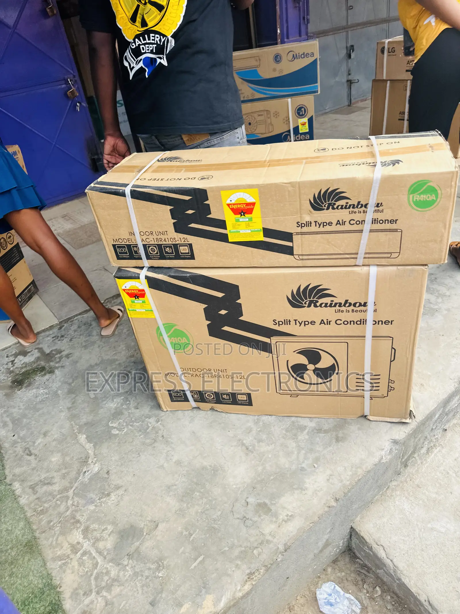 Low Voltage Start Up R410 Gas Rainbow Split 1.5hp