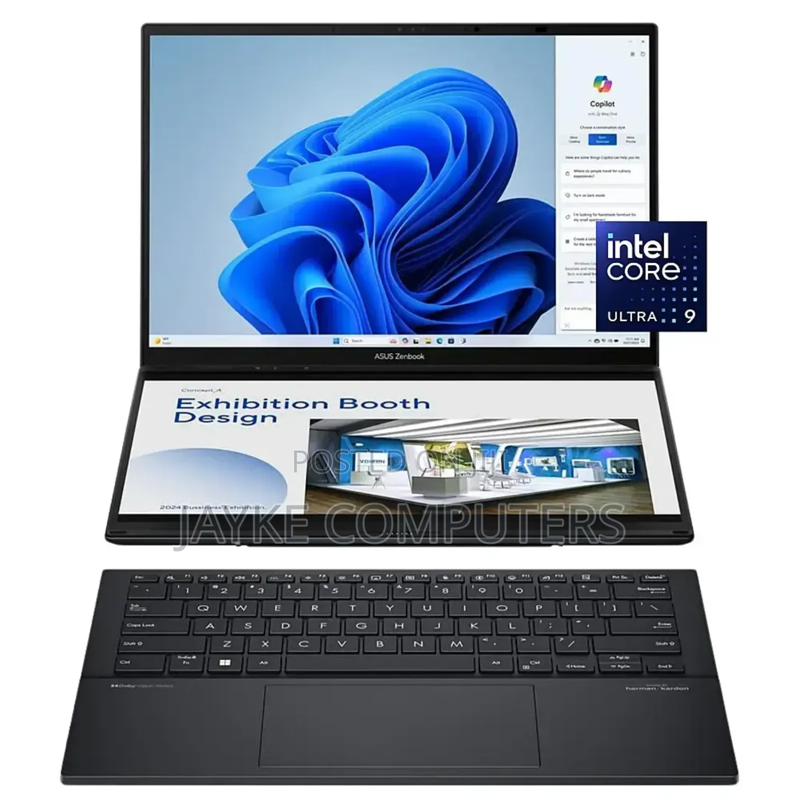 New Laptop Asus Zenbook Duo 14 32GB Intel Core Ultra 9 SSD 1T