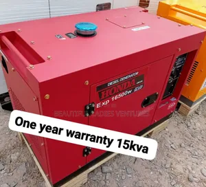 Red Honda Generator Diesel 15kva
