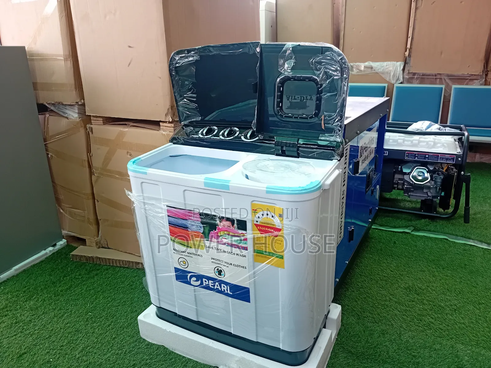 Wash and Spin Pearl Top Load Twin Tub Washing Machine
