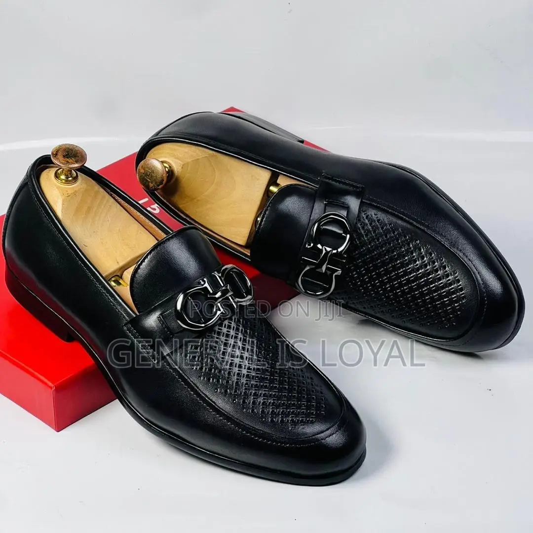 Ferragamo Shoe Black , Brown
