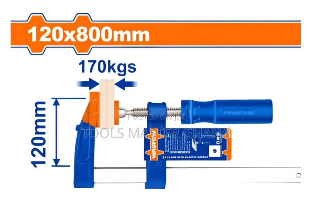 F Clamp With Plastic Handle - Wcp2124