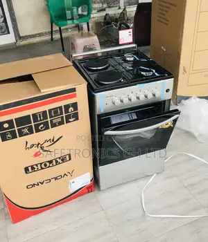 Kindly Buy Oven Volcano 2 Gas 2 Electric 50x50 Grey Turkish