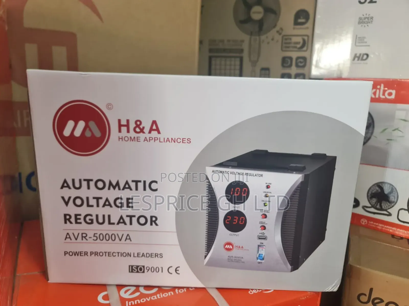 H a Regulator 5000va - Appliances Guardian