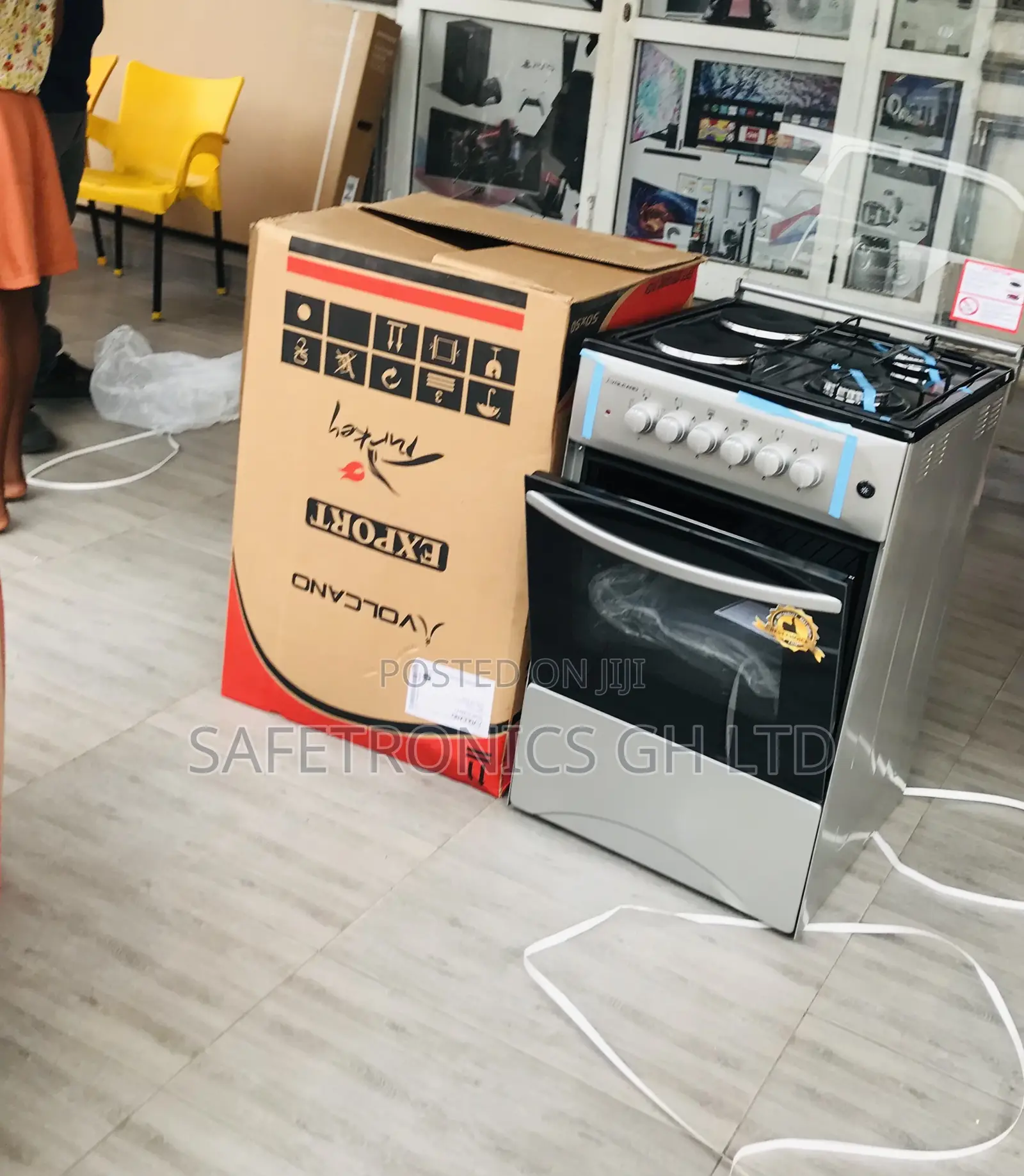 Super Nice Volcano 2 Electric 2 Gas 50x50 Oven Turkish