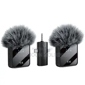 Wireless Microphone for Camera, iPhones, Android and Laptop