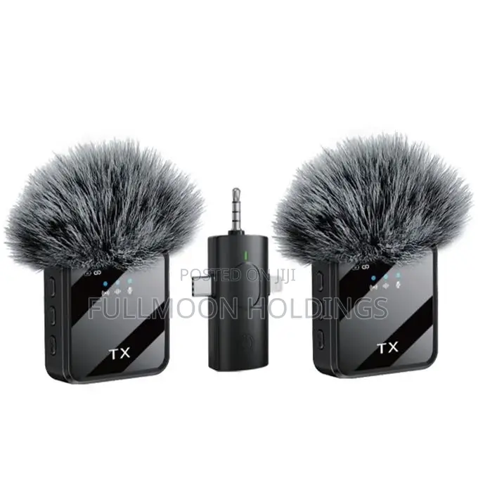 Wireless Microphone for Camera, iPhones, Android and Laptop