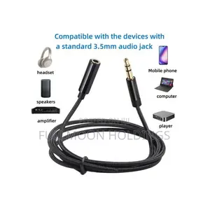 3.5mm Male to Female Audio Extension Cord for Phones Tablets