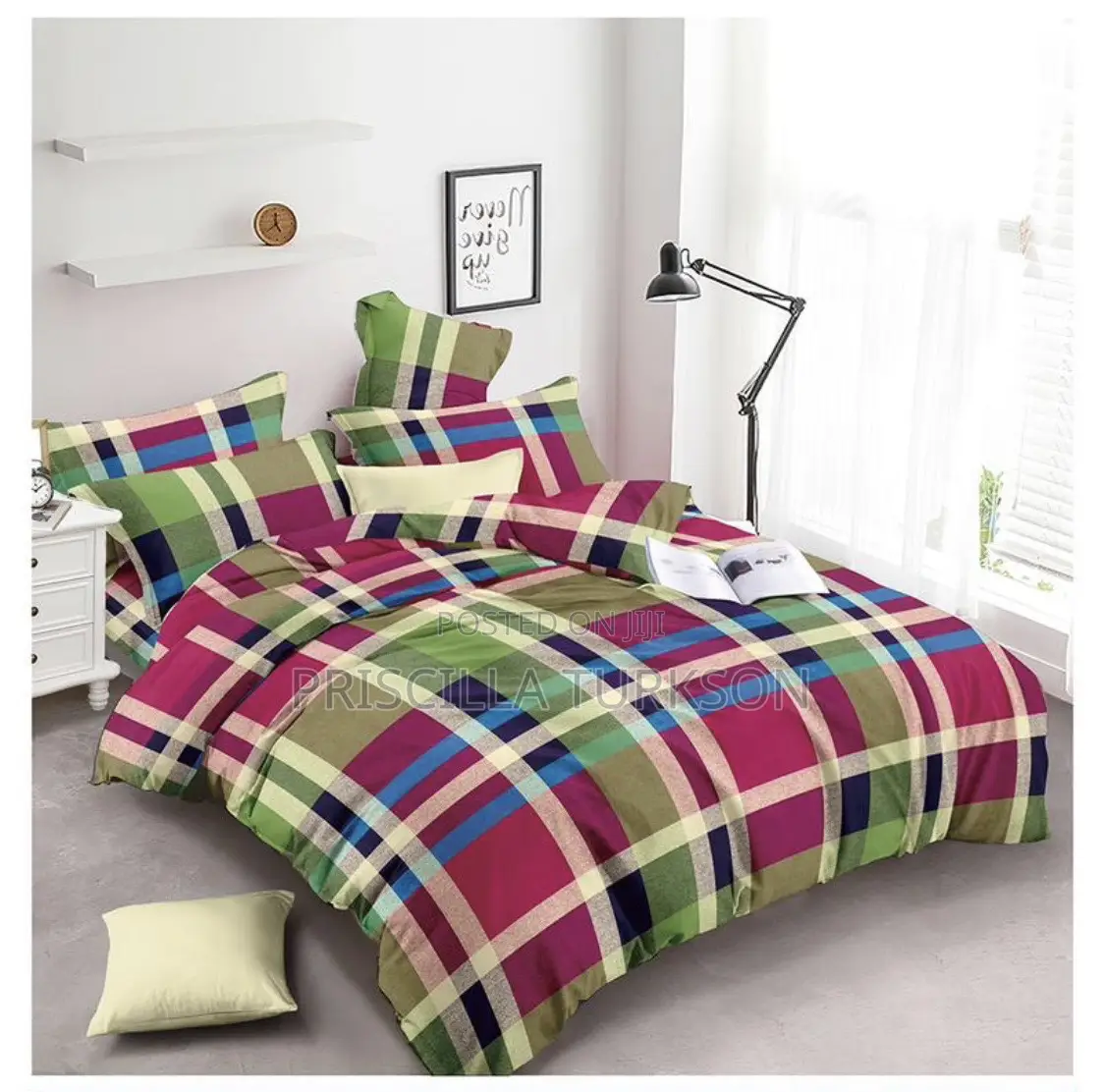 Pink and Green Bedsheets