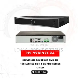 NVR Hikvision 16 Channel Ds-7716nxi- 4hdd Non Poe