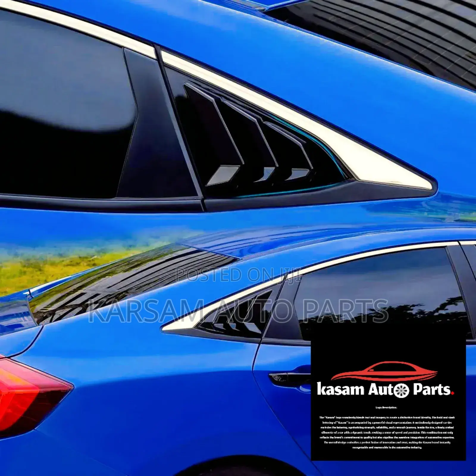 Side Glass Cover for Honda Civic,Accord,Corrolla and Others