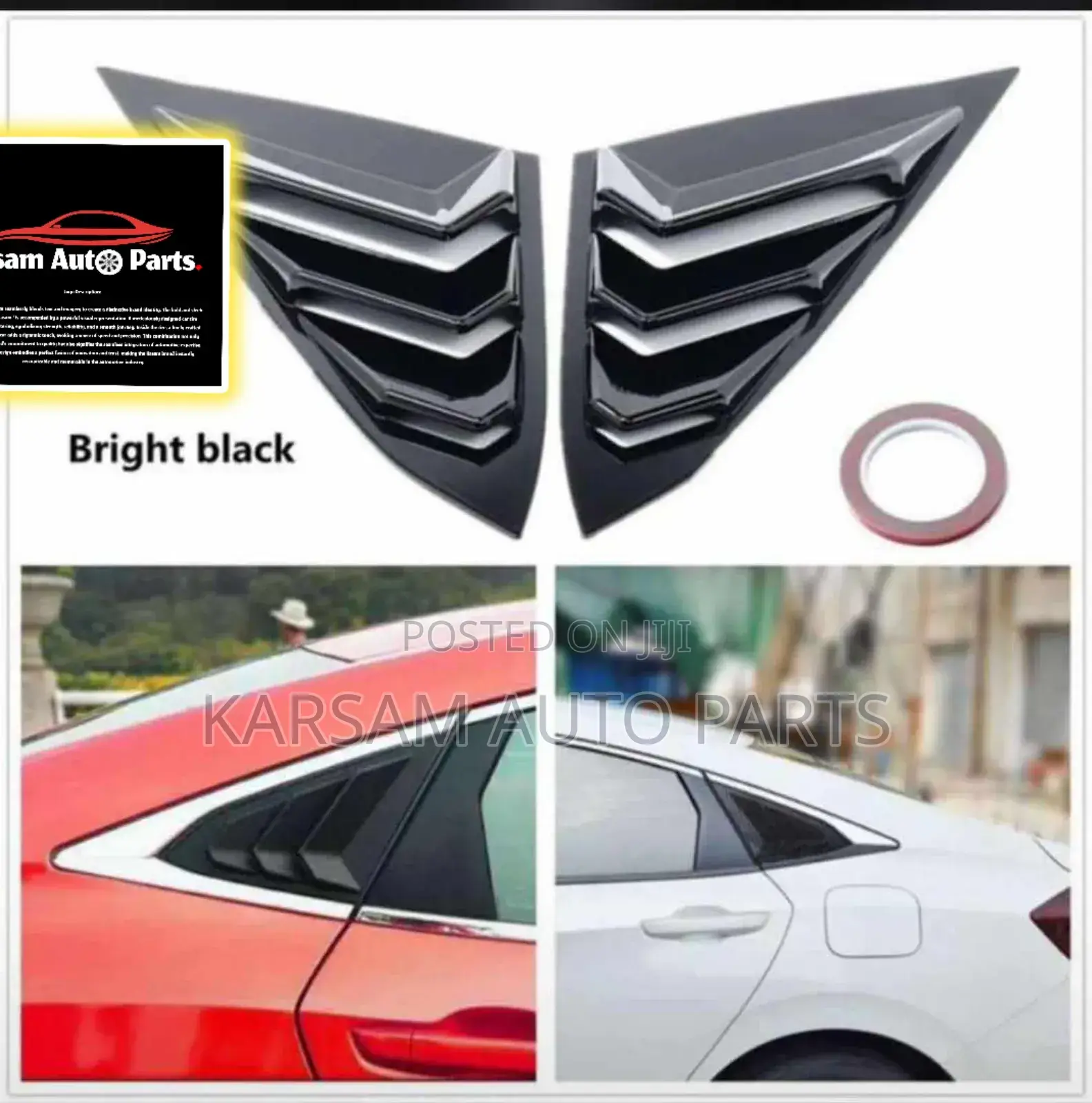 Side Glass Cover for Honda Civic,Accord,Corrolla and Others
