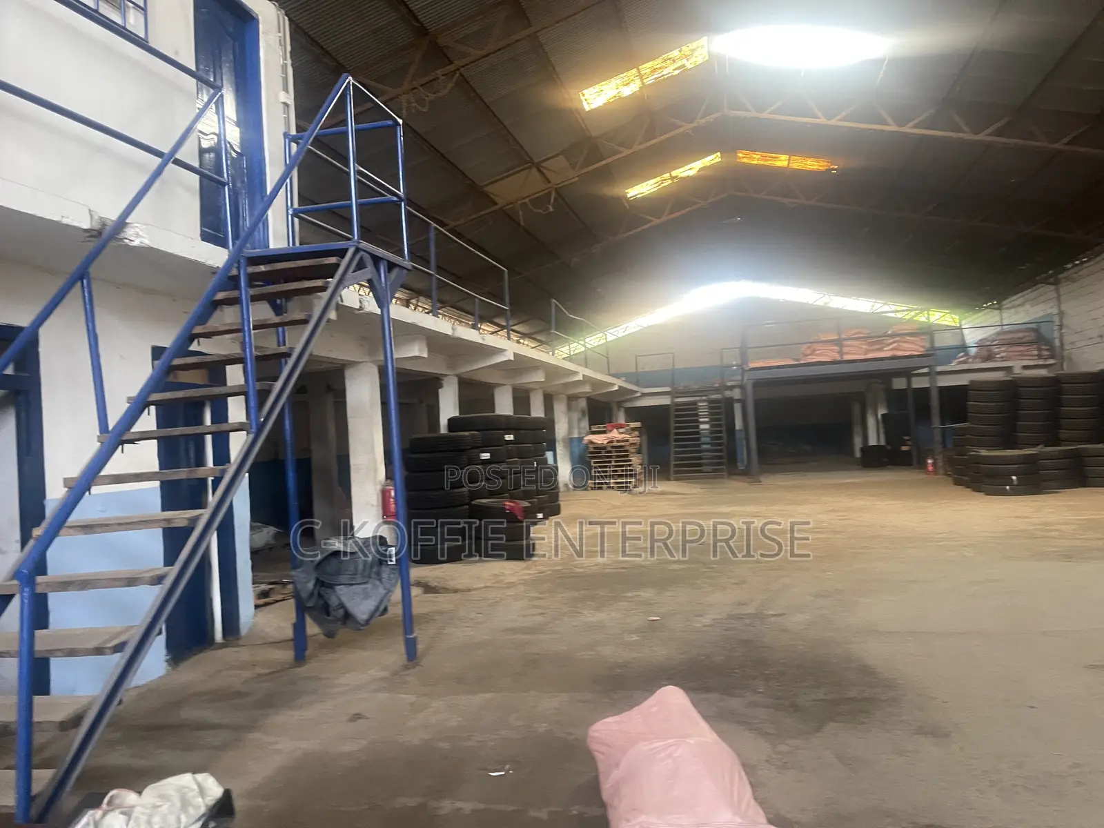 1000 SQM Warehouse at North Kaneshie Industrial Area 4 Tent