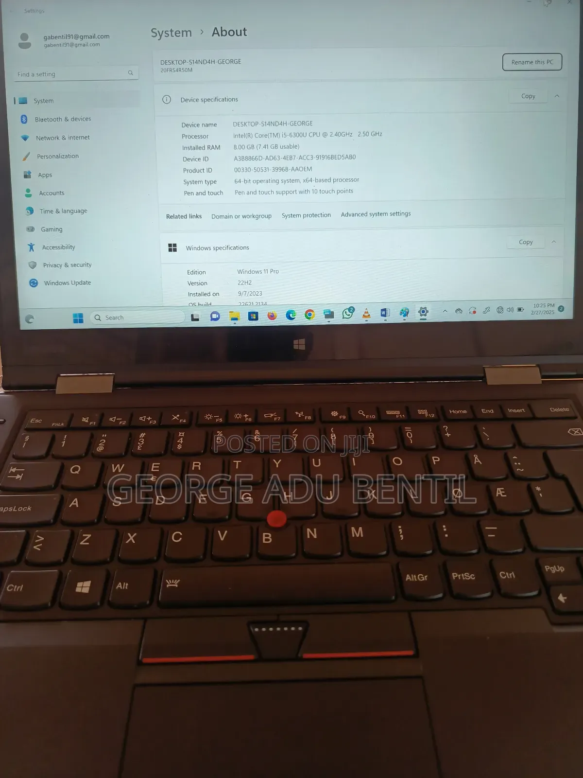 Laptop Lenovo ThinkPad X1 Yoga 8GB Intel Core i5 SSD 256GB