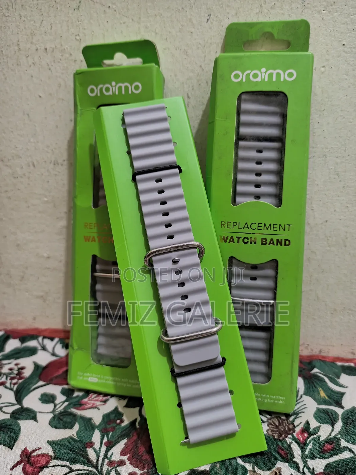 Oraimo Silica Gel Watch Strap - Ocean Gray Colour