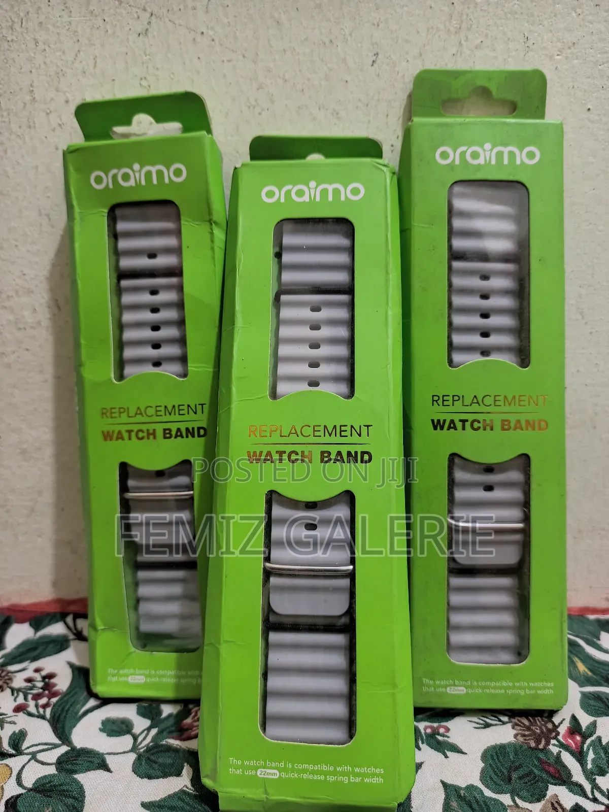 Oraimo Silica Gel Watch Strap - Ocean Gray Colour