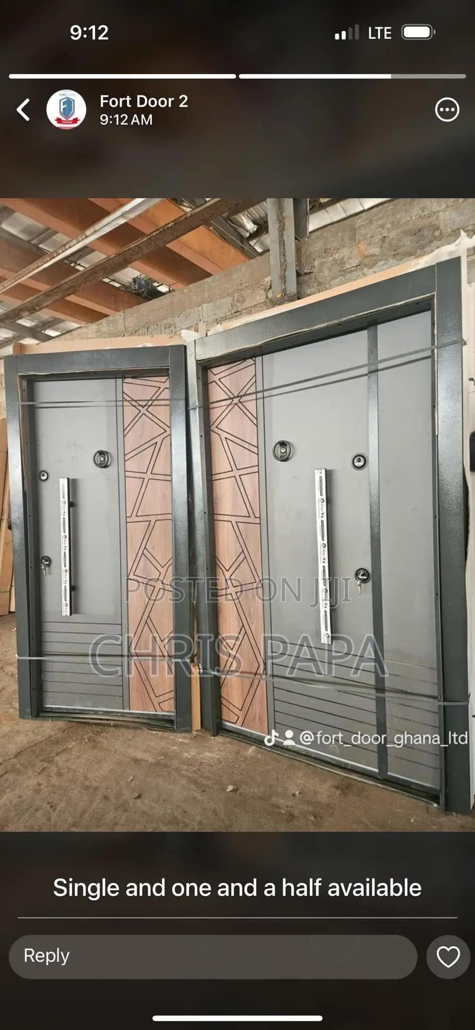 Turkish One and Half Entrance Heavy Security Door