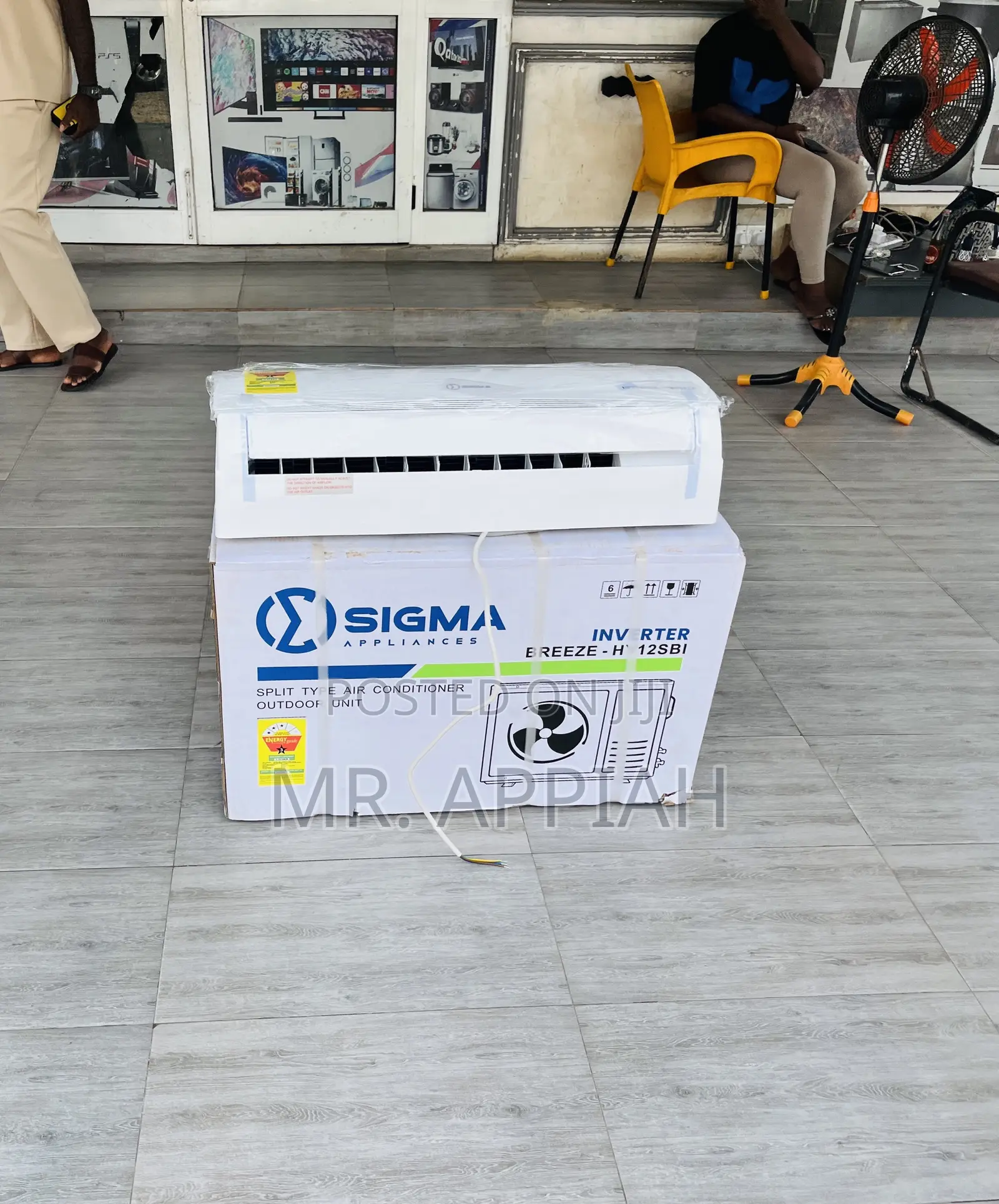 Extremely Chilling Sigma 1.5hp Split Type Air Conditioner.