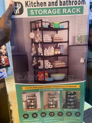 Multipurpose 5 Tier/ Layer Plastic Storage Shelve/ Rack