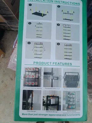 Multipurpose 5 Tier/ Layer Plastic Storage Shelve/ Rack