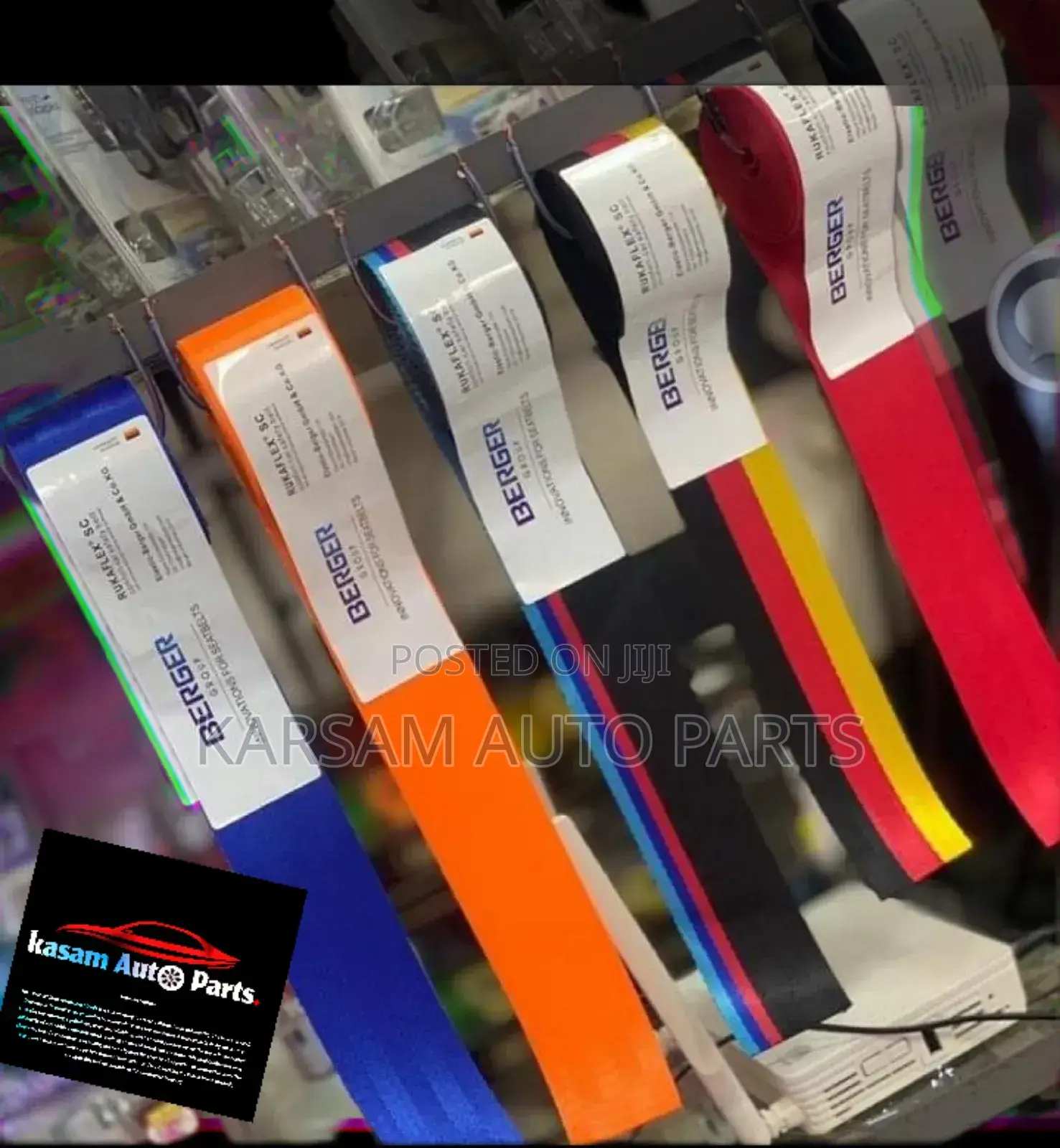 Seat Belt With Different Colours