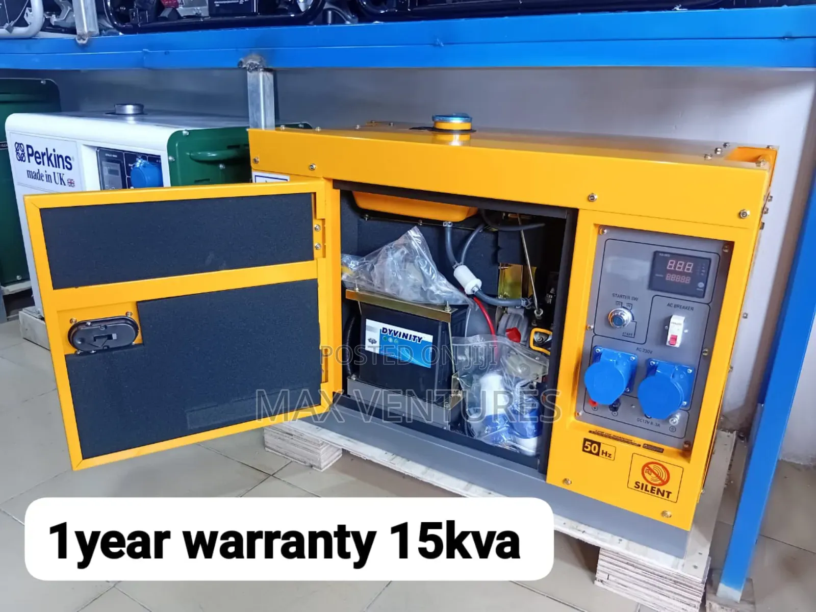 100% Copper Generator 15kva Generator Energetic Genset 15kva