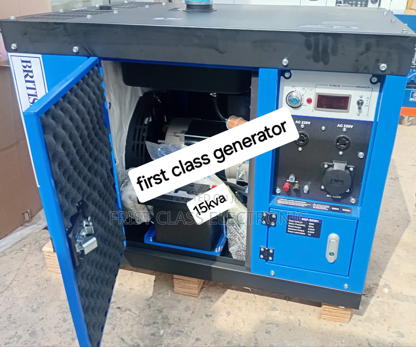 Compact Home Backup 15kva Diesel Power Supply Unit