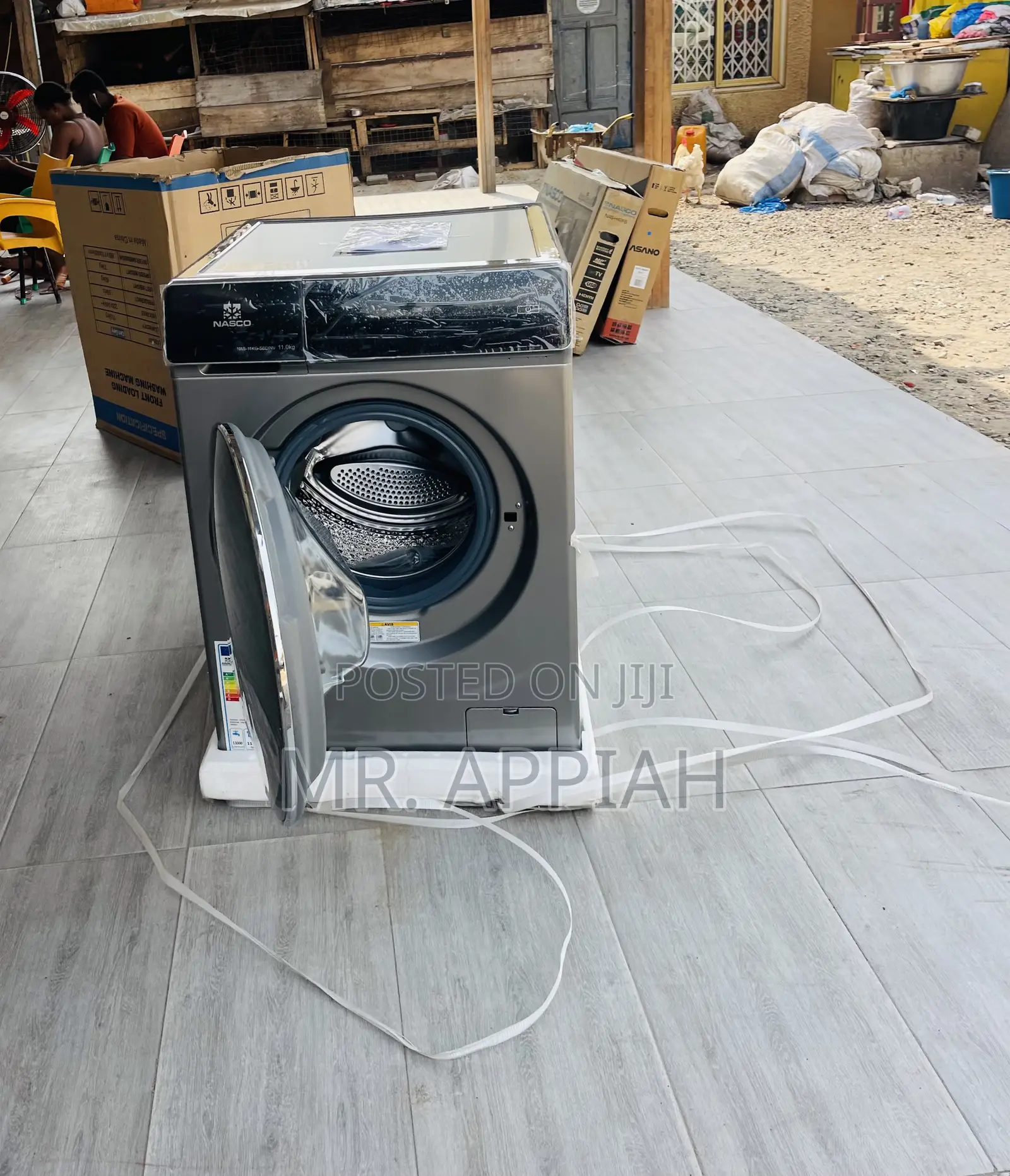 Affordable Nasco 11kg Fully Auto Inverter Washing Machine.