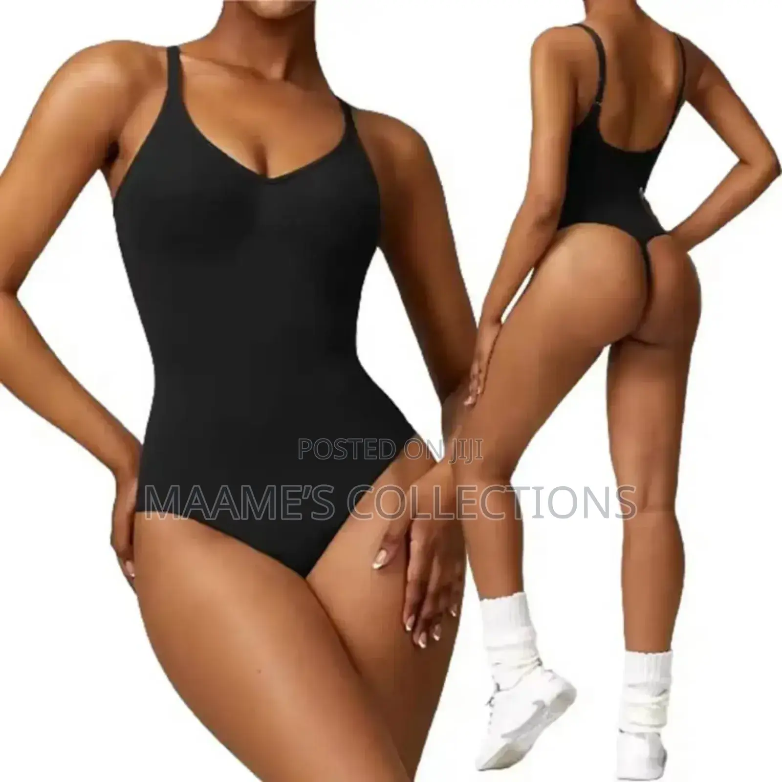 Women’s Stretchy Bodysuit - Plain Bodycon Top
