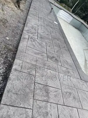 Stamped and Patterned Imprint Concrete Floor