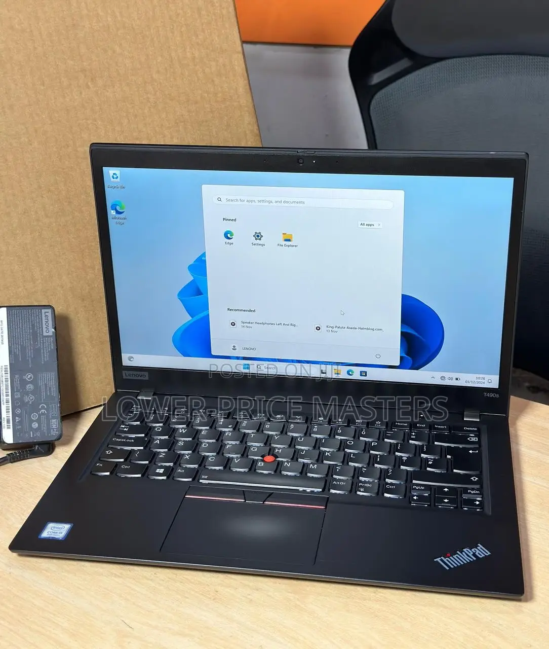 New Laptop Lenovo Thinkpad T490s 16GB Intel Core I5 SSD 512GB