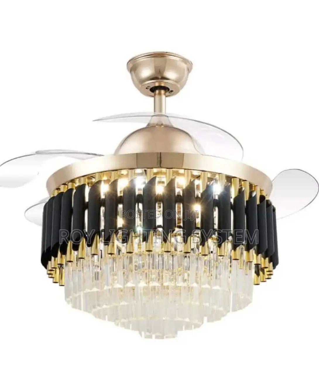 Chandelier Fan With Light Plus Bluetooth.