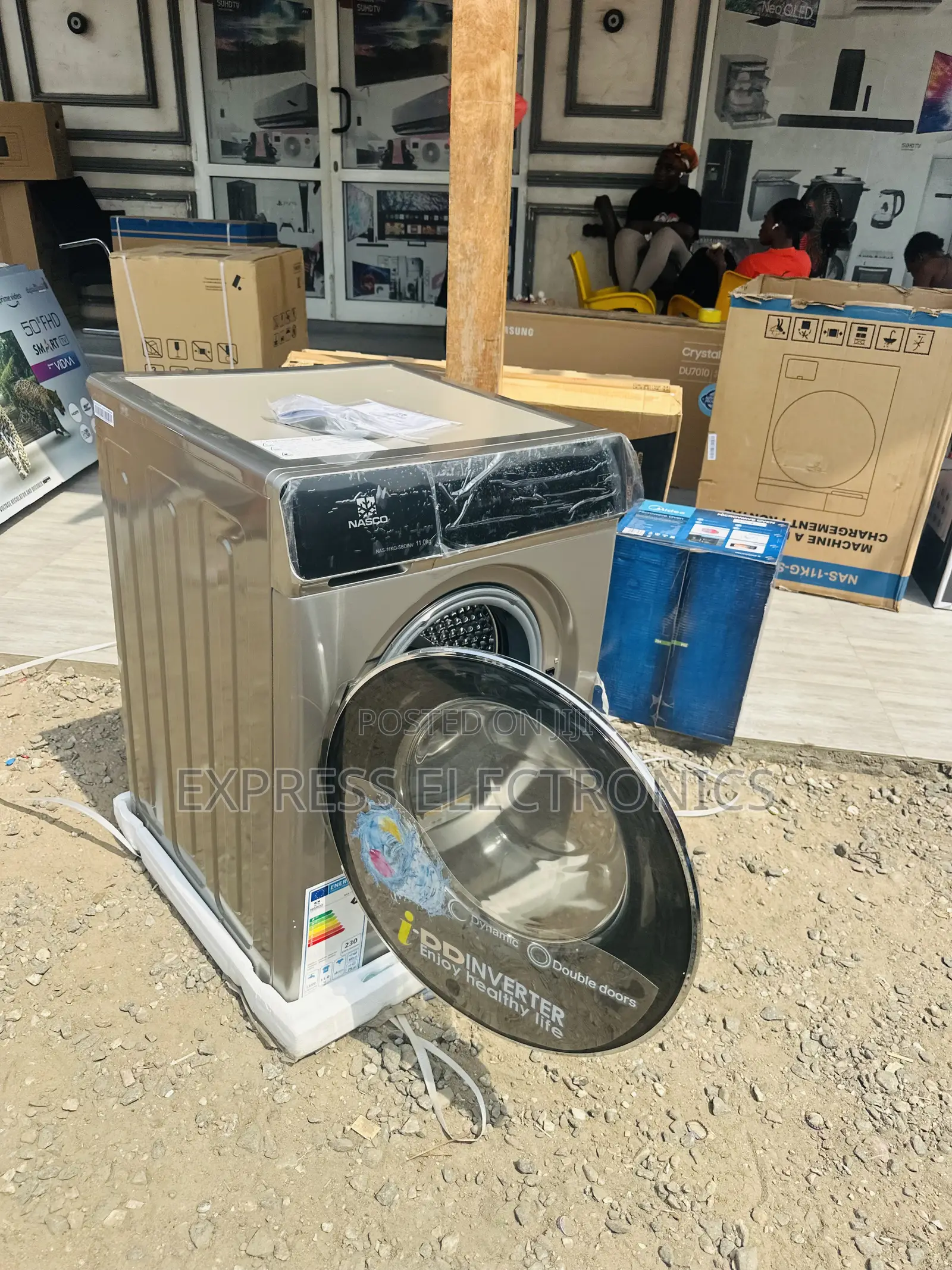 Anti Rust Panel Front Load Full Auto Nasco 11kg Inverter