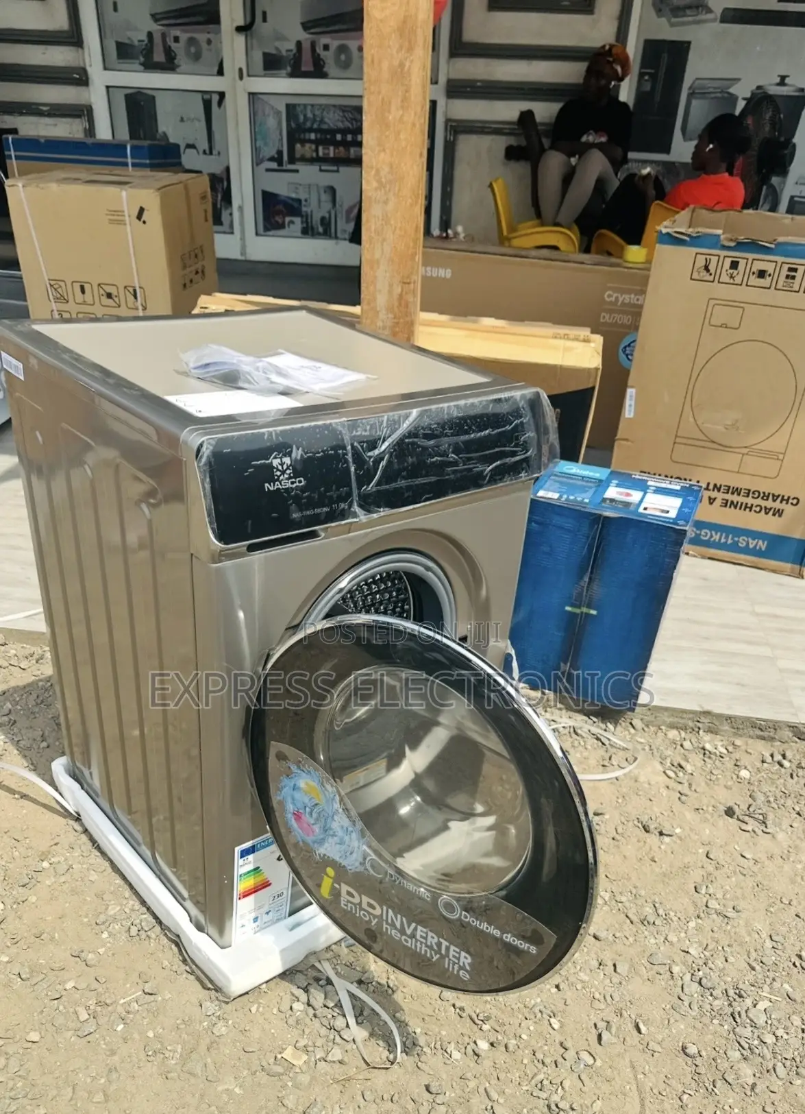 Less Vibrate Wm Full Auto Nasco 11kg Inverter