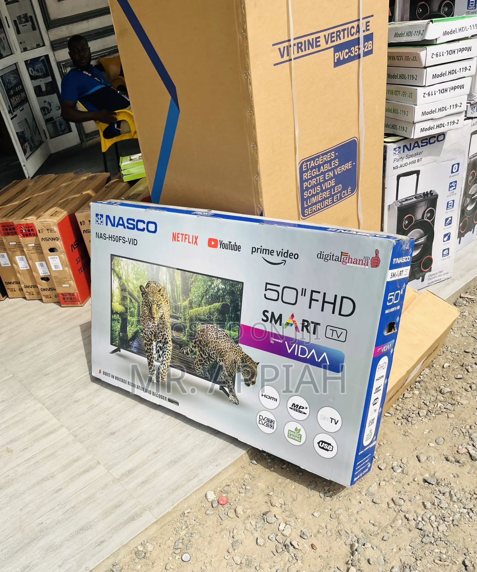 Efficient Nasco 50” Full Hd Smart Screen Television.