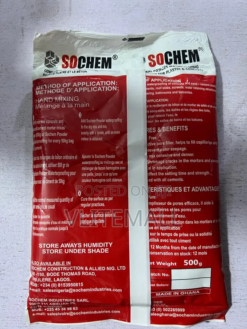 Sochem Water Proof Cement 4pcs{Iwp}