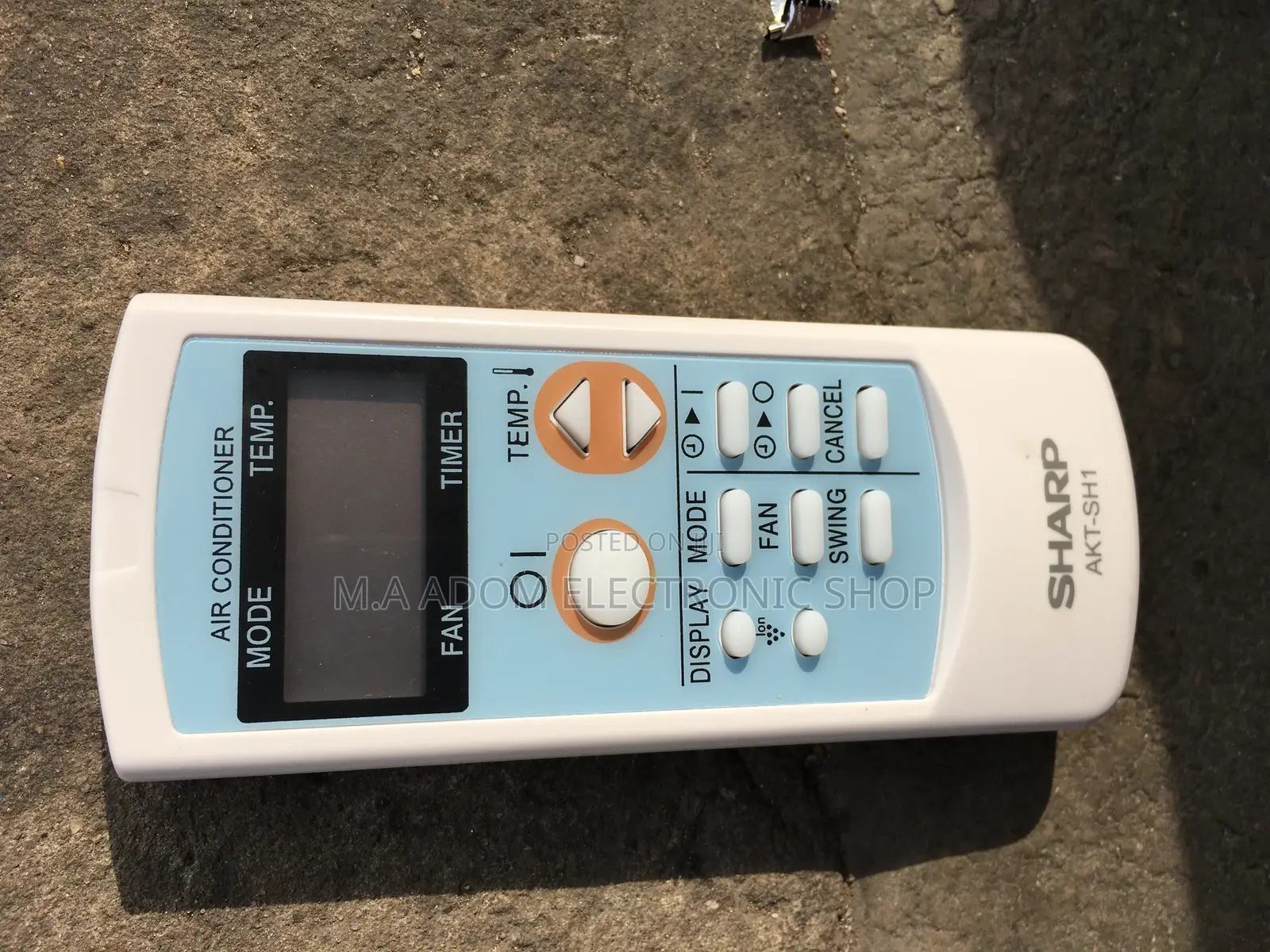 Sharp Air Conditioner Remote Control