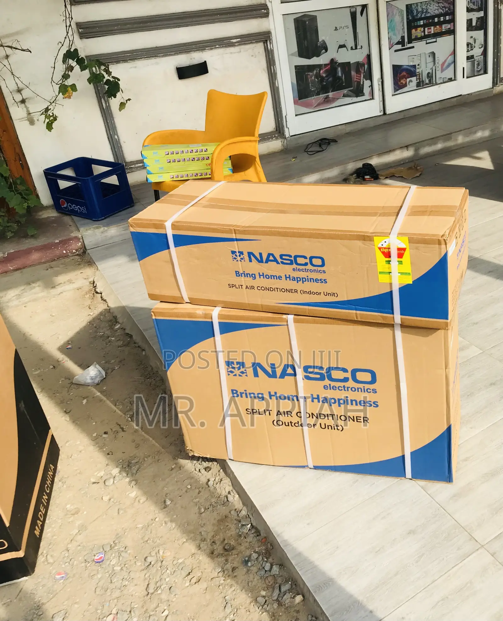 Non Inverter 1.5hp R410 Gas Air Conditioner(Nasco)White