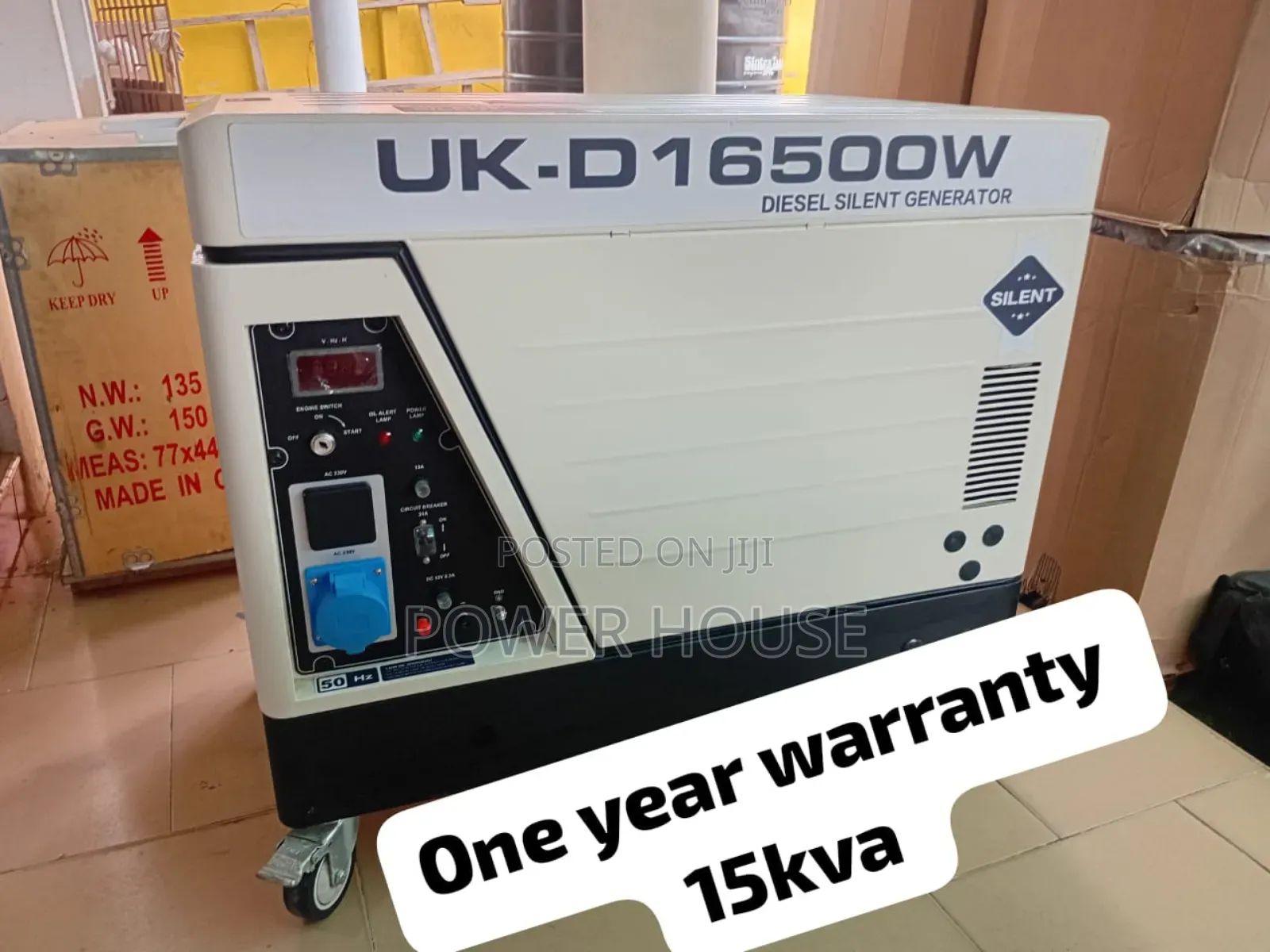 Futuristic Uk-D Diesel 15kva 16500watts Silent Generator