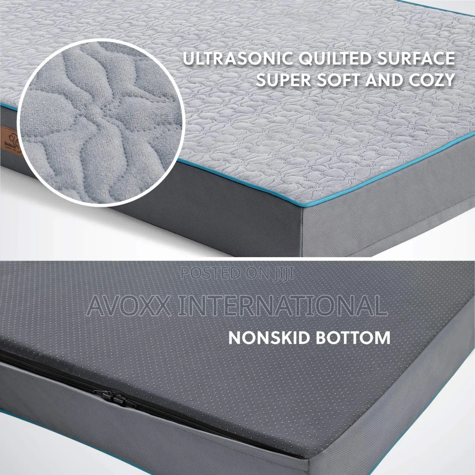 Bedsure Orthopedic Dog Bed for Medium Sized Dogs, 2-Layer