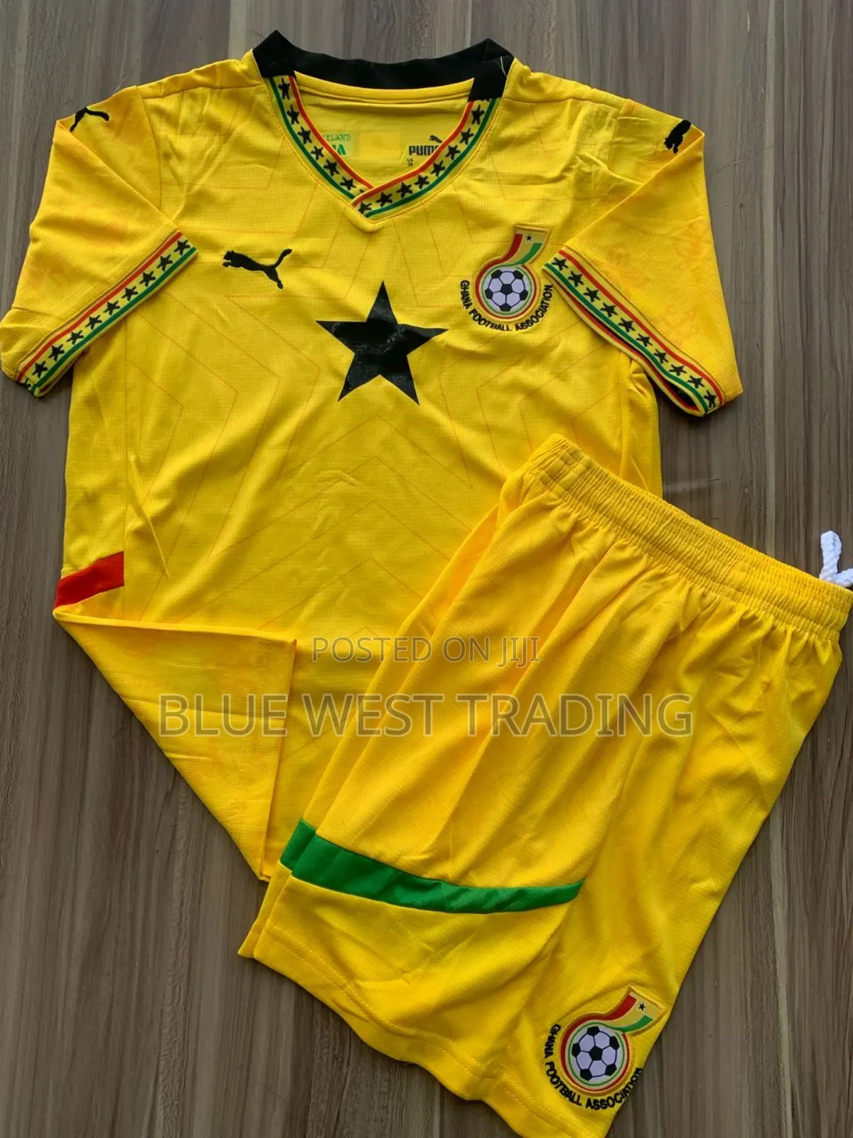 Ghana Black Stars Away Jersey for Kids